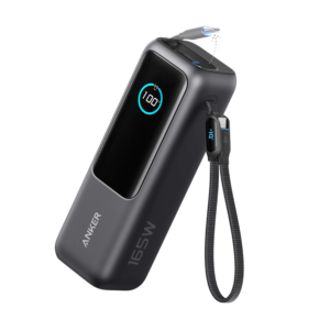 Anker Laptop Power Bank (25K, 165W, Built-In and Retractable Cables)